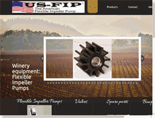 Tablet Screenshot of americanwinepump.com